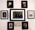 Schreiner family photos at Capt. Charles Schreiner Mansion. Kerrville, TX.