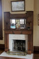 Second floor fireplace at Capt. Charles Schreiner Mansion. Kerrville, TX.