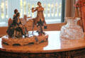 Figurine of musical trio in pink parlor at McFaddin-Ward House. Beaumont, TX.