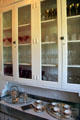 Pantry cupboard at McFaddin-Ward House. Beaumont, TX.