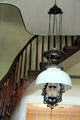 Hanging pull-down oil lamp original to Earle-Napier-Kinnard House. Waco, TX.
