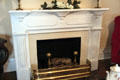 Parlor fireplace at Earle-Napier-Kinnard House. Waco, TX.