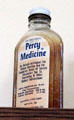 Percy Medicine antique bottle made in Waco, TX at Fort House. Waco, TX.