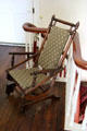 Stationary rocking chair at Fort House. Waco, TX.