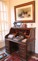 Roll-top desk at East Terrace House. Waco, TX.