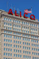 Upper floor details of ALICO building. Waco, TX.