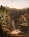 Kauterskill Falls painting by Thomas Cole at Dallas Museum of Art. Dallas, TX.