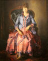 Emma in a Purple Dress painting by George W. Bellows at Dallas Museum of Art. Dallas, TX.