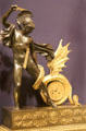 Mantel clock with figure of Perseus by Pierre-Victor Ledure, Paris, France at Dallas Museum of Art. Dallas, TX