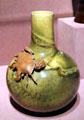 Pottery vase with crab by Rookwood Pottery of Cincinnati, OH at Dallas Museum of Art. Dallas, TX.