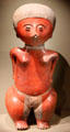 Ceramic Chinesco standing female figure from Nayarit, Mexico at Dallas Museum of Art. Dallas, TX.