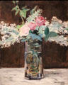 Vase of White Lilacs & Roses by Edouard Manet in Reves Collection at Dallas Museum of Art. Dallas, TX.