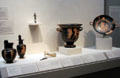 Collection of antique Greek pottery at Dallas Museum of Art. Dallas, TX.