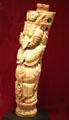 Ivory throne leg from Orissa, India at Dallas Museum of Art. Dallas, TX.