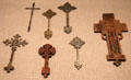 Ethiopian handheld crosses at Dallas Museum of Art. Dallas, TX.