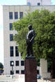 George Bannerman Dealey statue in Dealey Plaza. Dallas, TX.