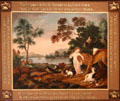 Peaceable Kingdom painting by Edward Hicks at Amon Carter Museum of American Art. Fort Worth, TX.