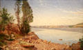 Hudson River, Above Catskill painting by Charles Herbert Moore at Amon Carter Museum of American Art. Fort Worth, TX.