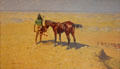 Ridden Down painting by Frederic Remington at Amon Carter Museum of American Art. Fort Worth, TX.