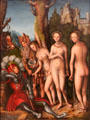 Judgment of Paris painting by Lucas Cranach the Elder at Kimbell Art Museum. Fort Worth, TX.