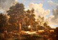Edge of a Forest with a Grainfield painting by Jacob van Ruisdael at Kimbell Art Museum. Fort Worth, TX.