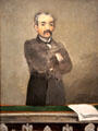 Portrait of Georges Clemenceau painting by Édouard Manet at Kimbell Art Museum. Fort Worth, TX.