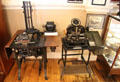 Addressograph & Graphotype printers at Stockyards Museum. Fort Worth, TX.