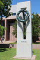 Texas World War II memorial at Texas State Capitol. Austin, TX.