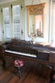 Piano by George Steck & Co. of New York in parlor at French Legation Museum. Austin, TX.