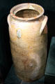 Wilson stoneware 5 gallon churn at Bullock Texas State History Museum. Austin, TX.
