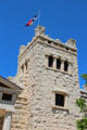 Tower built by Texas' first sculptor Elisabet Ney at Ney Museum. Austin, TX.