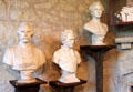 Busts of famous Texans by Elisabet Ney at Ney Museum. Austin, TX.