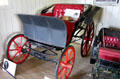Phaeton by Brewster & Co. of New Haven, CT was sports car of its day in Wagon Shop at Pioneer Farms. Austin, TX.