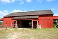 Dogtrot barn at Pioneer Farms. Austin, TX
