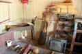 Bennie Hindman broom shop at Pioneer Village. Gonzales, TX.