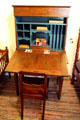 Drop front desk at Museum of Texas Handmade Furniture. New Braunfels, TX.