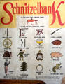 Poster with verses for "Ist Das Nicht Eine Schnitzelbank?" at Museum of Texas Handmade Furniture. New Braunfels, TX.
