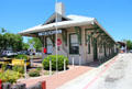 New Braunfels rail station & railroad museum. New Braunfels, TX.