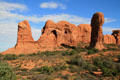 Formation of Cove of Caves at Arches National Park. UT.