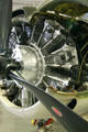 Rotary prop engine of North American T-28B Trojan at Hill Aerospace Museum. UT.