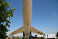 Underside of Northrop XSM-62A Snark Missile at Hill Aerospace Museum. UT.