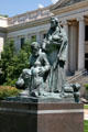 Sculpture of the American Family at Utah County Courthouse. Provo, UT.