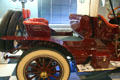 Rear passenger seats of Knox roadster at Browning-Kimball Car Museum. Ogden, UT.