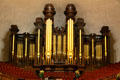 Mormon Tabernacle organ by Joseph H. Ridges with 700 pipes since increased to 11,000. Salt Lake City, UT.