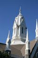 Central tower of Mormon Assembly Hall. Salt Lake City, UT.