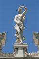 Statue of Venus, symbol of vaudeville on pediment of Orpheum Theatre. Salt Lake City, UT