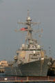 USS Cole Arleigh Burke-class Aegis-equipped guided missile destroyer at Naval Station Norfolk. Norfolk, VA.