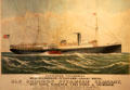 Poster for Old Dominion Steamship Co. between New York, Norfolk, City Point & Richmond by Parsons & Atwater at Norfolk History Museum. Norfolk, VA.