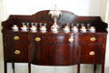 Sideboard in dining room of Moses Myers House museum. Norfolk, VA.