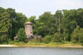 Tower on shore adjacent to Hermitage Museum. Norfolk, VA.